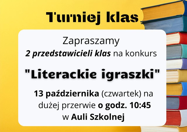 TURNIEJ KLAS pazdziernik 2022